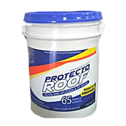 Master Coat - Impermeabilizante Fibratado PROTECTO ROOF 65 Meses Rojo 18 lts